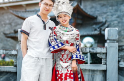 大理写真粉色藏服,大理写真中的粉色藏服风情