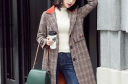 外套女写真,外套女写真中的优雅与魅力
